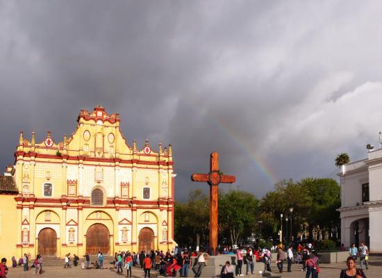 La Catedral con vista al parque y el MUSAC